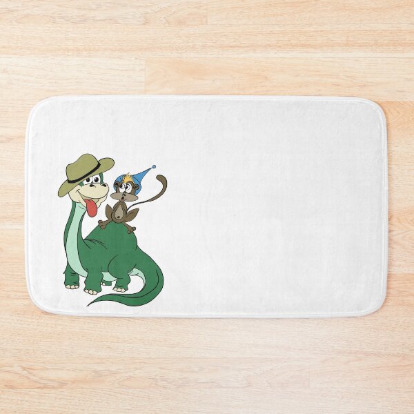 Item preview, Happy Dinosaur and Monkey in a Blue Magic Hat designed and sold by Everyday Motif.