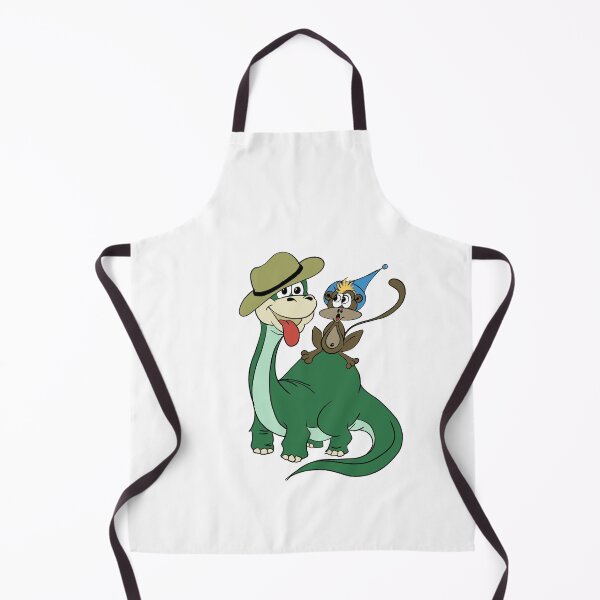 Item preview, Happy Dinosaur and Monkey in a Blue Magic Hat designed and sold by Everyday Motif.