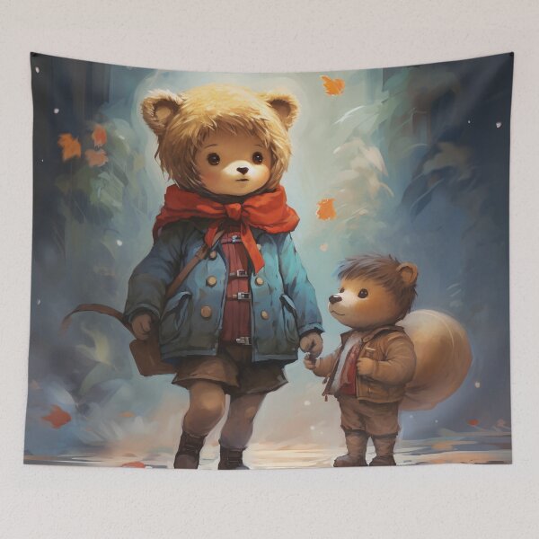 Item preview, Little autumn squirrels designed and sold by Quijote-.