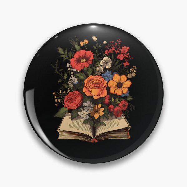 Item preview, Flowers Growing From The Book Pages designed and sold by RetroPrints.