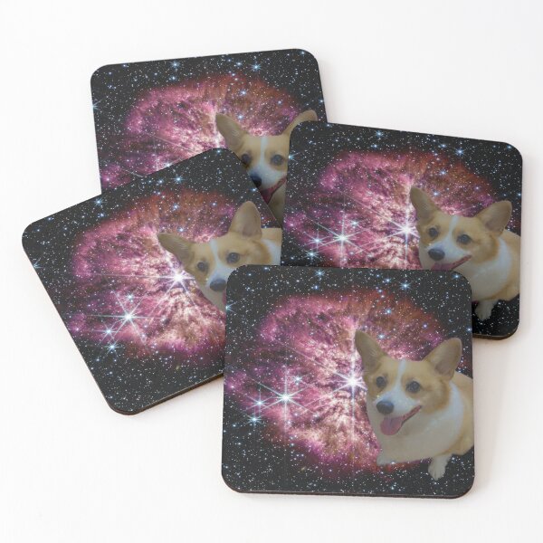 Item preview, Corgi in space 7 designed and sold by The Dark Vulpine Club.