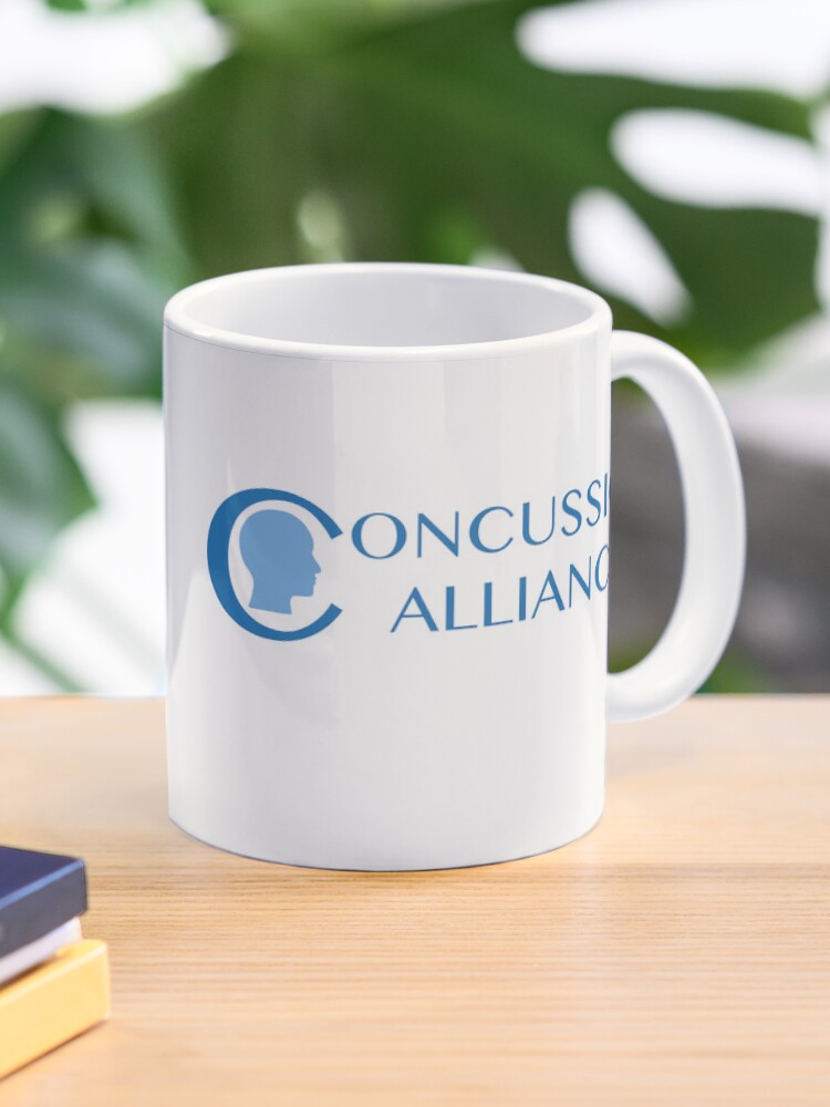 Thumbnail 1 of 6, Coffee Mug, concussion alliance blue logo designed and sold by ConcussionAlly.