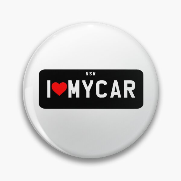 Item preview, NSW License Plate I Love My Car  designed and sold by DrivePosters.
