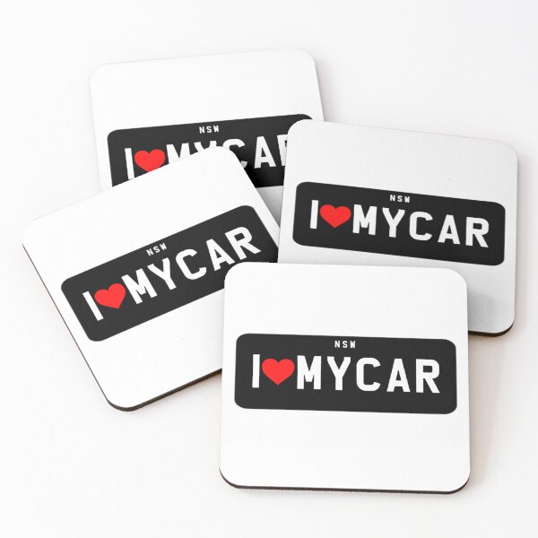 Item preview, NSW License Plate I Love My Car  designed and sold by DrivePosters.