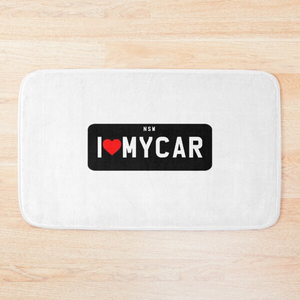 Item preview, NSW License Plate I Love My Car  designed and sold by DrivePosters.
