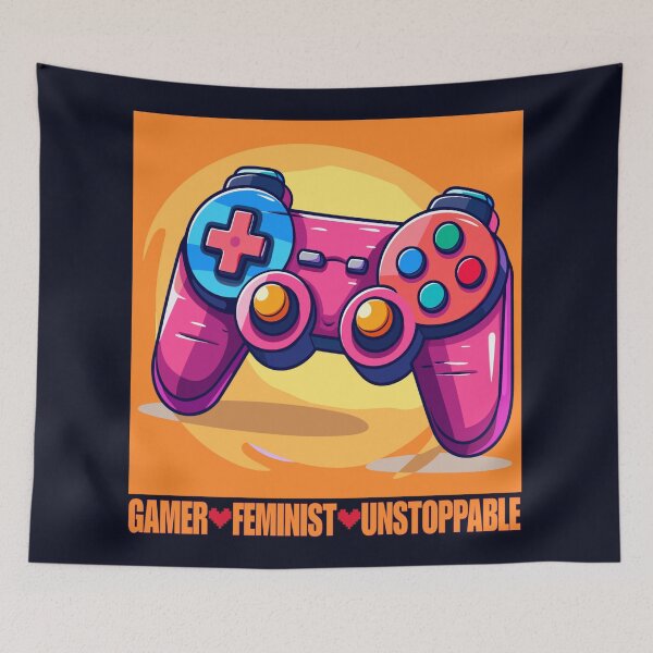 Item preview, Unstoppable female gamer designed and sold by SidTastic .