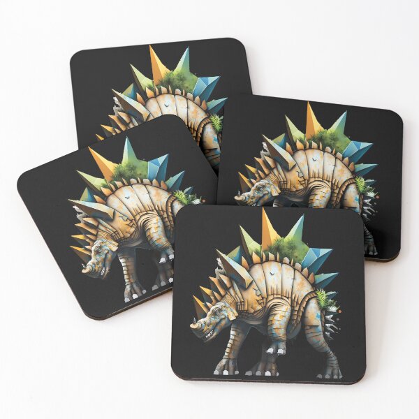 Item preview, Stegosaurus, a dinosaur distinguished by the row of plates running down its back designed and sold by MVDigitalArt.