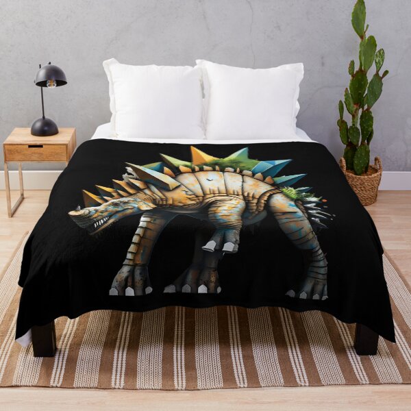 Item preview, Stegosaurus, a dinosaur distinguished by the row of plates running down its back designed and sold by MVDigitalArt.