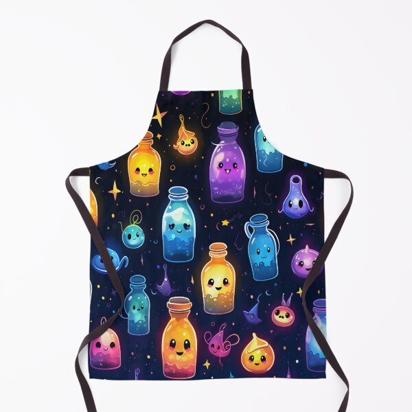 Item preview, Magical Potion Bottles Design: Glowing Potions Filled with Smiley Faces and Stars  designed and sold by alaa-mously.