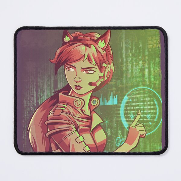 Item preview, Cyberpunk Fox Girl designed and sold by Powers Art.