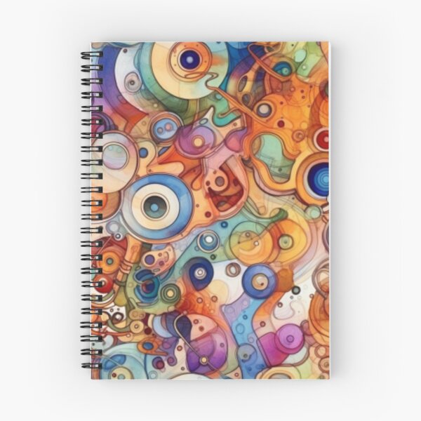 Item preview, the futuristic world of watercolor. designed and sold by Geode-Designs.