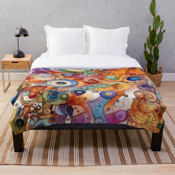 Item preview, the futuristic world of watercolor. designed and sold by Geode-Designs.