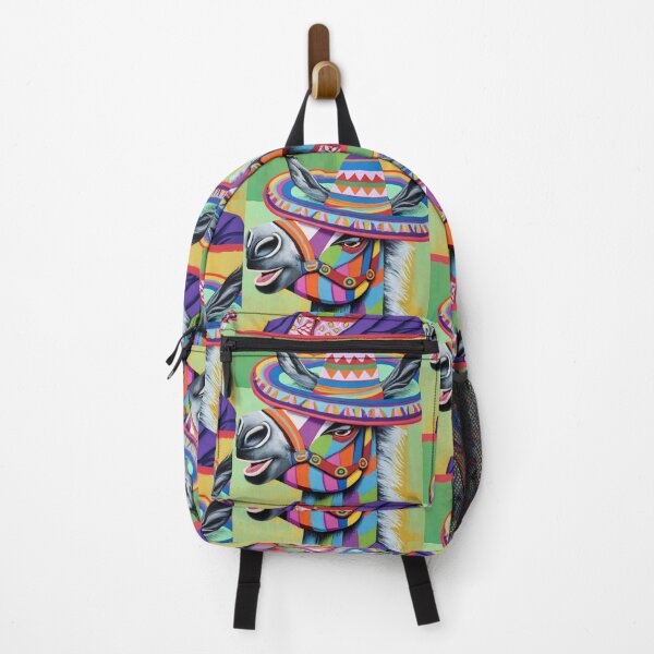 Item preview, Funny Colorful Burro with Sombrero Abstract designed and sold by Nature's Fancy.