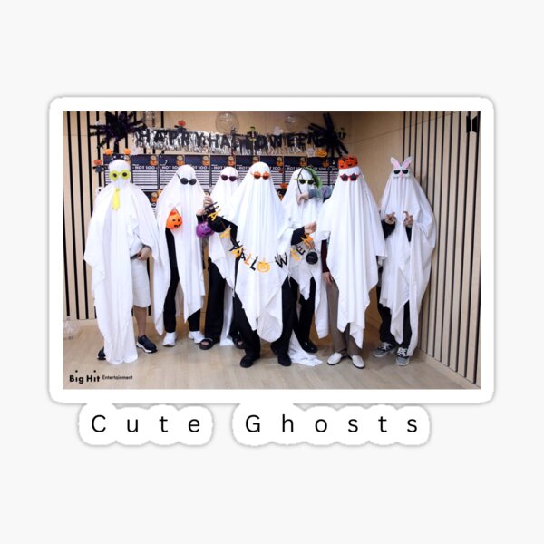 Artikel-Vorschau von süße Geister BTS Halloween-Übung, designt und verkauft von SofiaBTShop.
