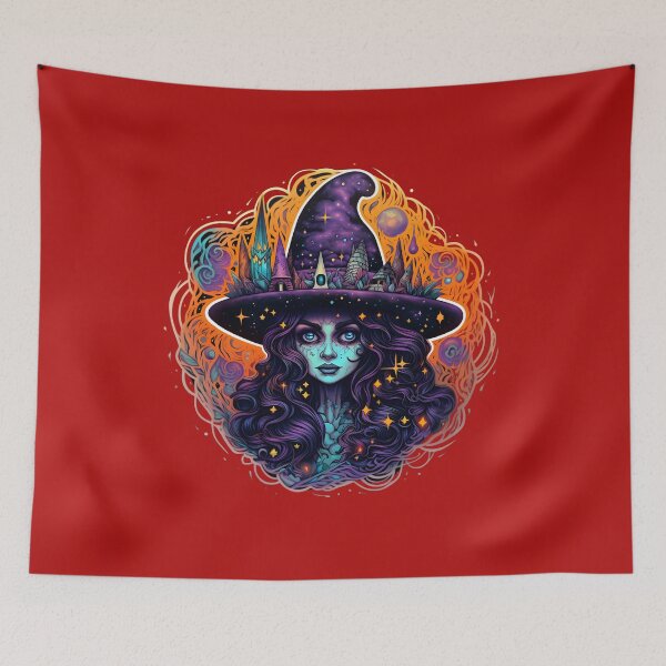 Item preview, Trippy Halloween Sorceress designed and sold by Mr.Psychedelia.