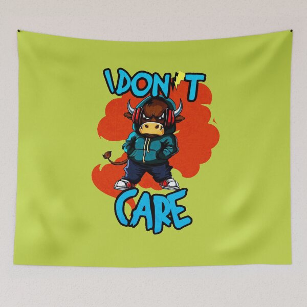 Item preview, I don't care bull designed and sold by ONIX23.