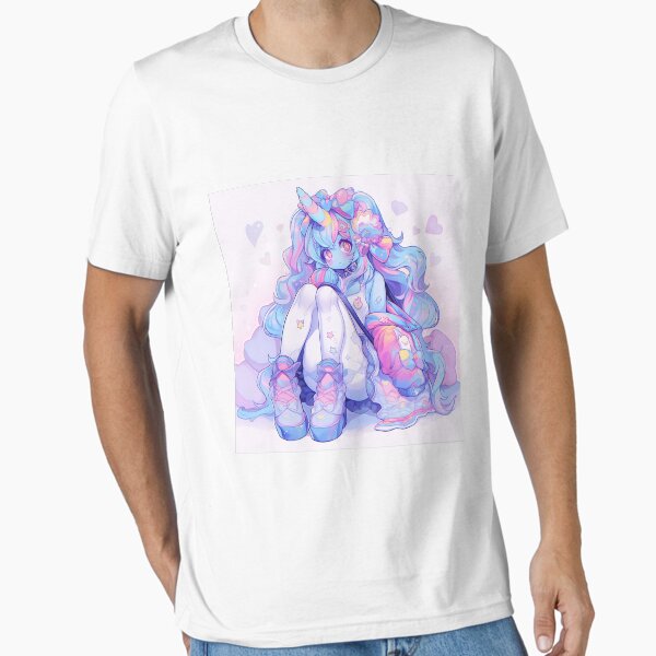 T-503 Lolita T-Shirt Unicorno Harajuku Giappone Tendenza Moda - Foto 9