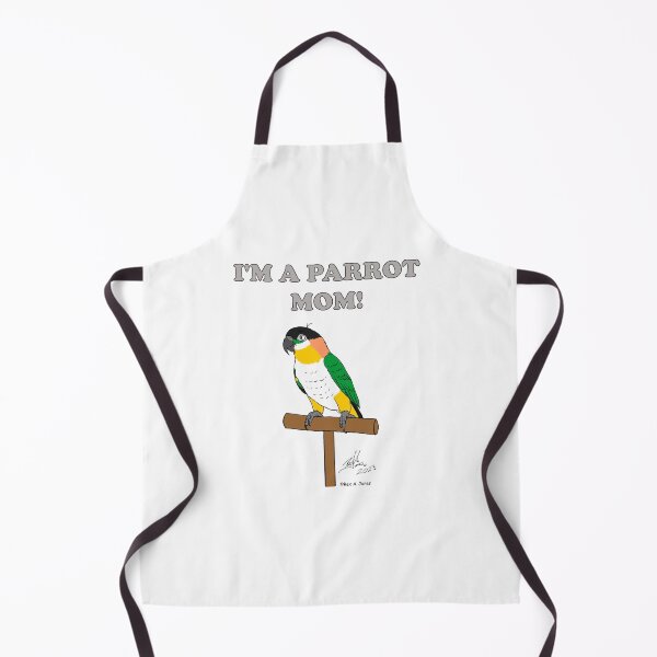 Item preview, I'm a Parrot Mom! - Black Headed Caique designed and sold by Laughing Parrot Studio.