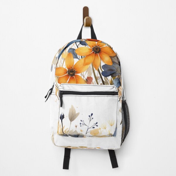 Item preview, Bouquet of Autumn Color Flowers in Watercolor designed and sold by helloPC.