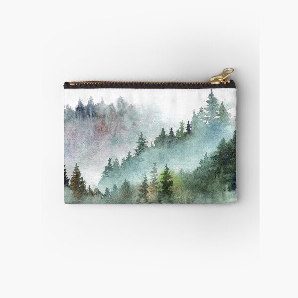 Item preview, Misty Pines Watercolor Forest designed and sold by Tara Neal.