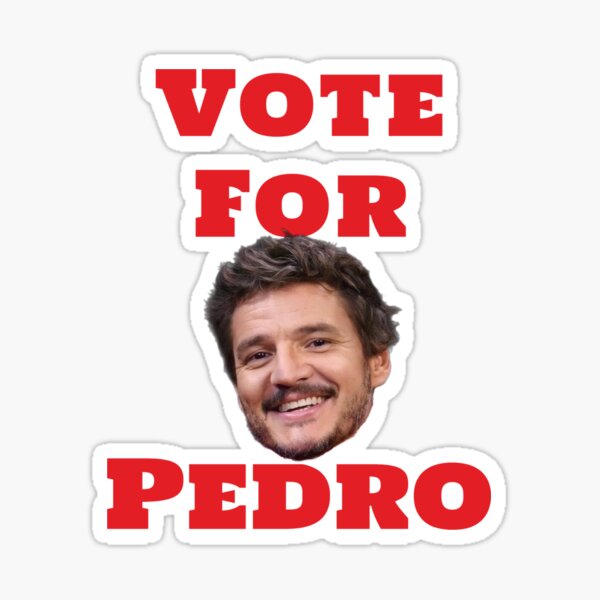 Vote For Pedro Pascal Pink 100% Cotton Tote Bag – Poetic Betty UK