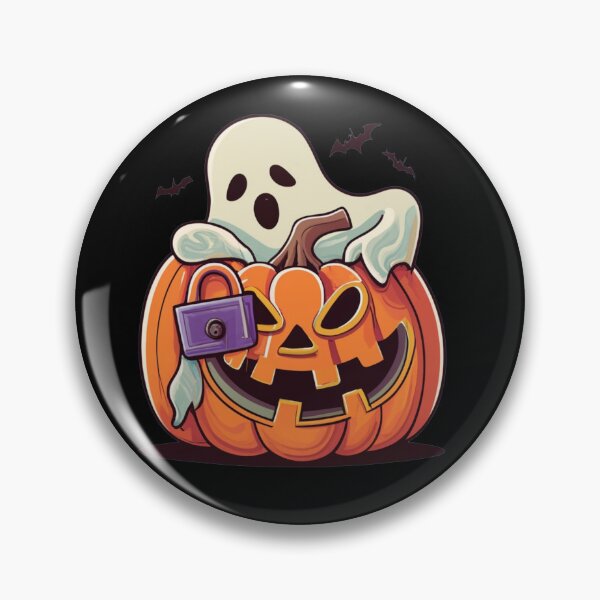 Item preview, Ghost & Pumpkin designed and sold by TrendyPalette.