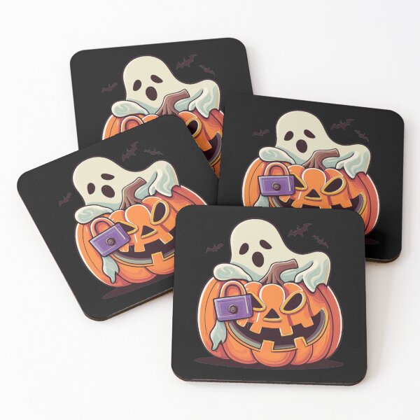 Item preview, Ghost & Pumpkin designed and sold by TrendyPalette.