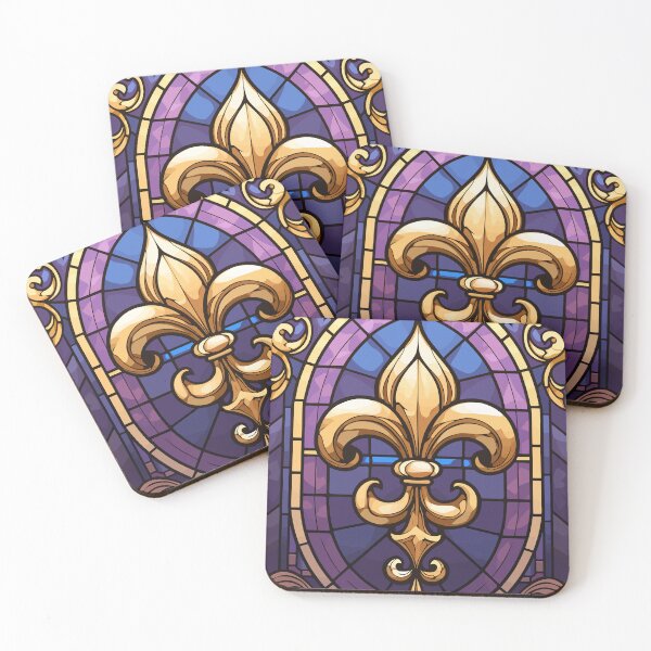 Item preview, Fleur de lis Stained Glass 3 designed and sold by muskitt.
