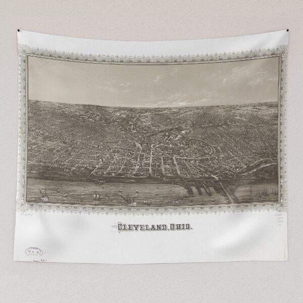 Item preview, Cleveland, Ohio (1887) designed and sold by allhistory.
