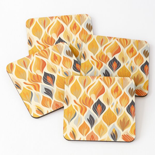 Item preview, Autumnal Retro Vibes: 70s Cotton-Inspired Design II designed and sold by obstinator.