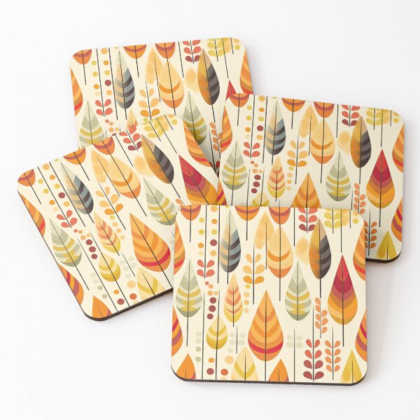 Item preview, Autumnal Retro Vibes: 70s Cotton-Inspired Design III designed and sold by obstinator.