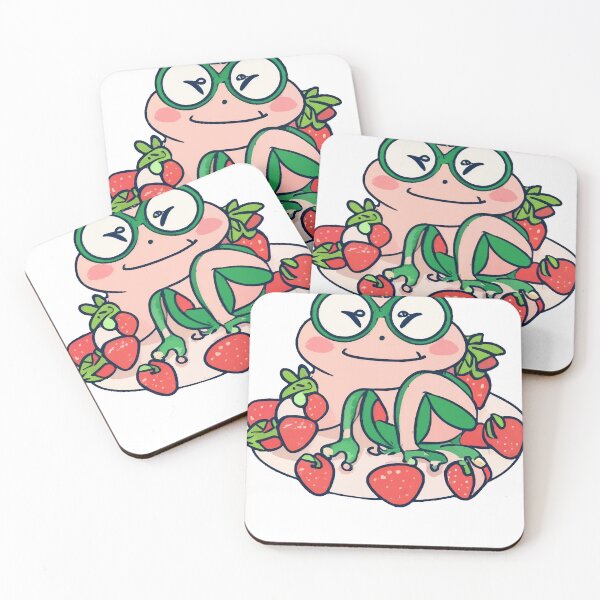 Item preview, Strawberry frog designed and sold by lamaxjannine.