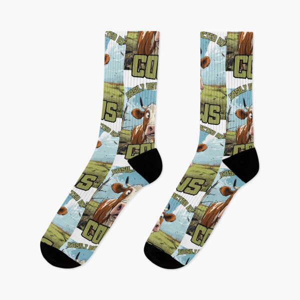 Item preview, Easily Distracted by Cows designed and sold by Lab4YourStyle.
