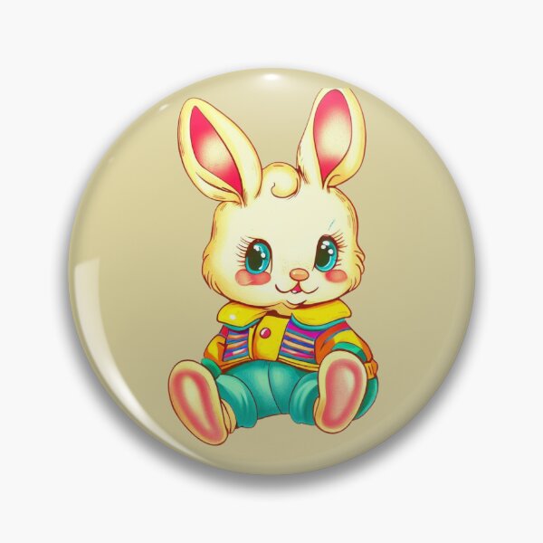 Item preview, "Colorful Rabbit Sticker - Cute and Vibrant Art" designed and sold by shineslush.