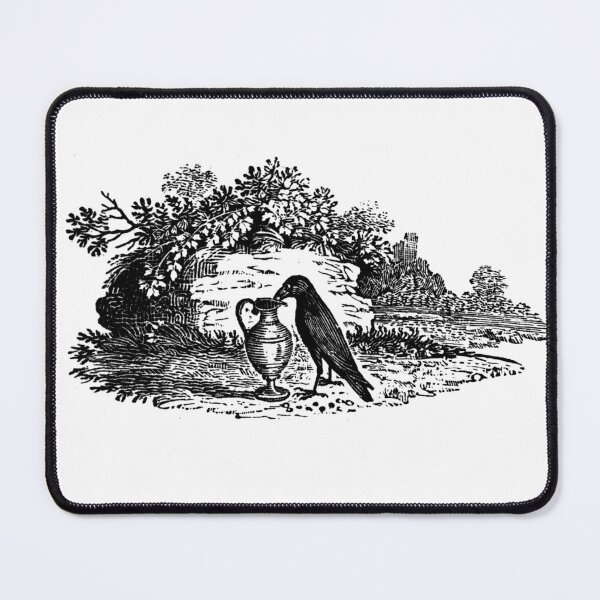 Item preview, Antique Crow Aesop's Fable designed and sold by Pixelchicken.