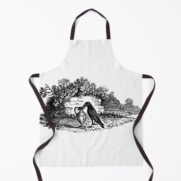 Item preview, Antique Crow Aesop's Fable designed and sold by Pixelchicken.