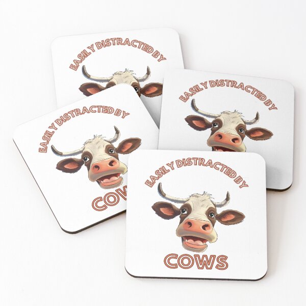 Item preview, Easily Distracted by Cows designed and sold by Lab4YourStyle.