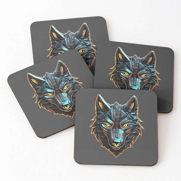Item preview, robot wolf designed and sold by SketchysDESIGNS.