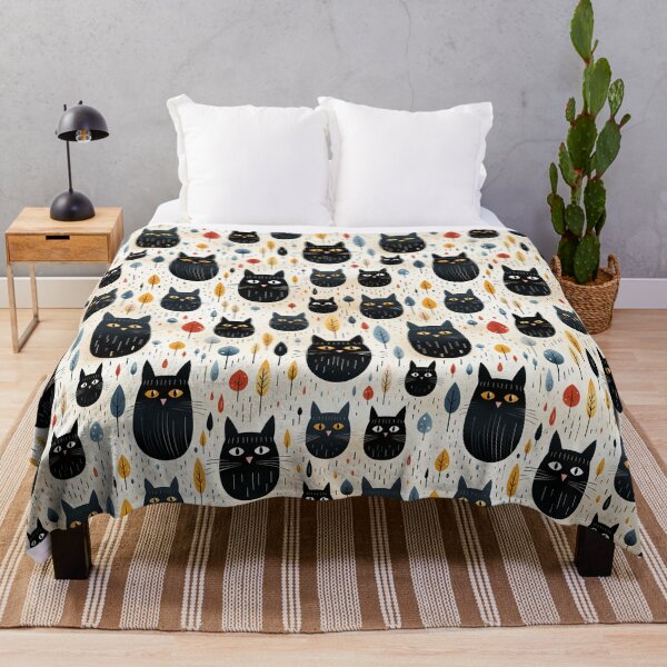 Item preview, Autumnal Cat Print designed and sold by Inky-Spiration.