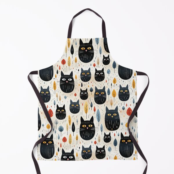 Item preview, Autumnal Cat Print designed and sold by Inky-Spiration.