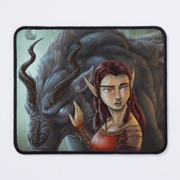 Item preview, Elf and Wolf Dragon designed and sold by Powers Art.
