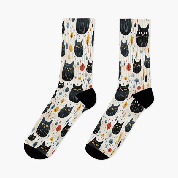 Item preview, Autumnal Cat Print designed and sold by Inky-Spiration.