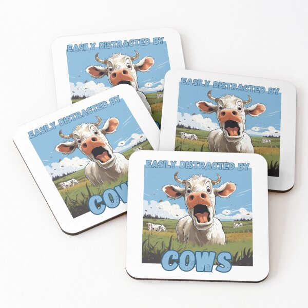 Item preview, Easily Distracted by Cows designed and sold by Lab4YourStyle.