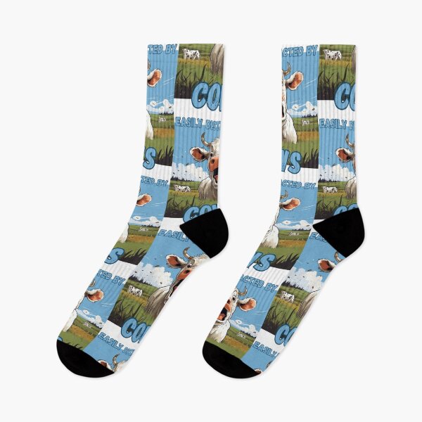Item preview, Easily Distracted by Cows designed and sold by Lab4YourStyle.
