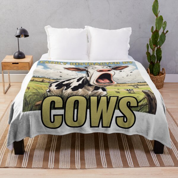 Item preview, Easily Distracted by Cows designed and sold by Lab4YourStyle.
