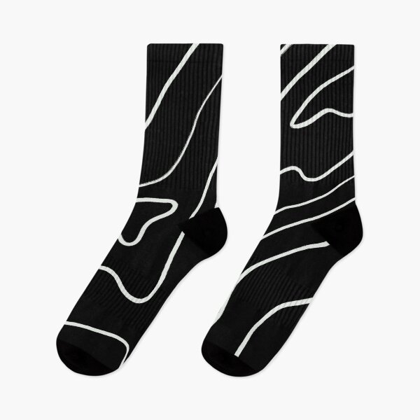 Item preview, Wavy B & W Line Art designed and sold by feather-pop.