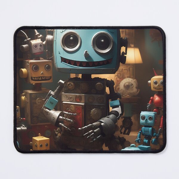 Item preview, Robot Vintage, retro, antique, cyber, futurist, friend, cute, toy designed and sold by Cyber Kids.