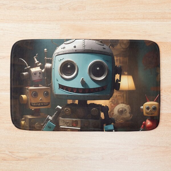 Item preview, Robot Vintage, retro, antique, cyber, futurist, friend, cute, toy designed and sold by Cyber Kids.