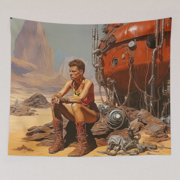 Item preview, Martian Life is Not Easy for Us  designed and sold by Peter LOPEZ.