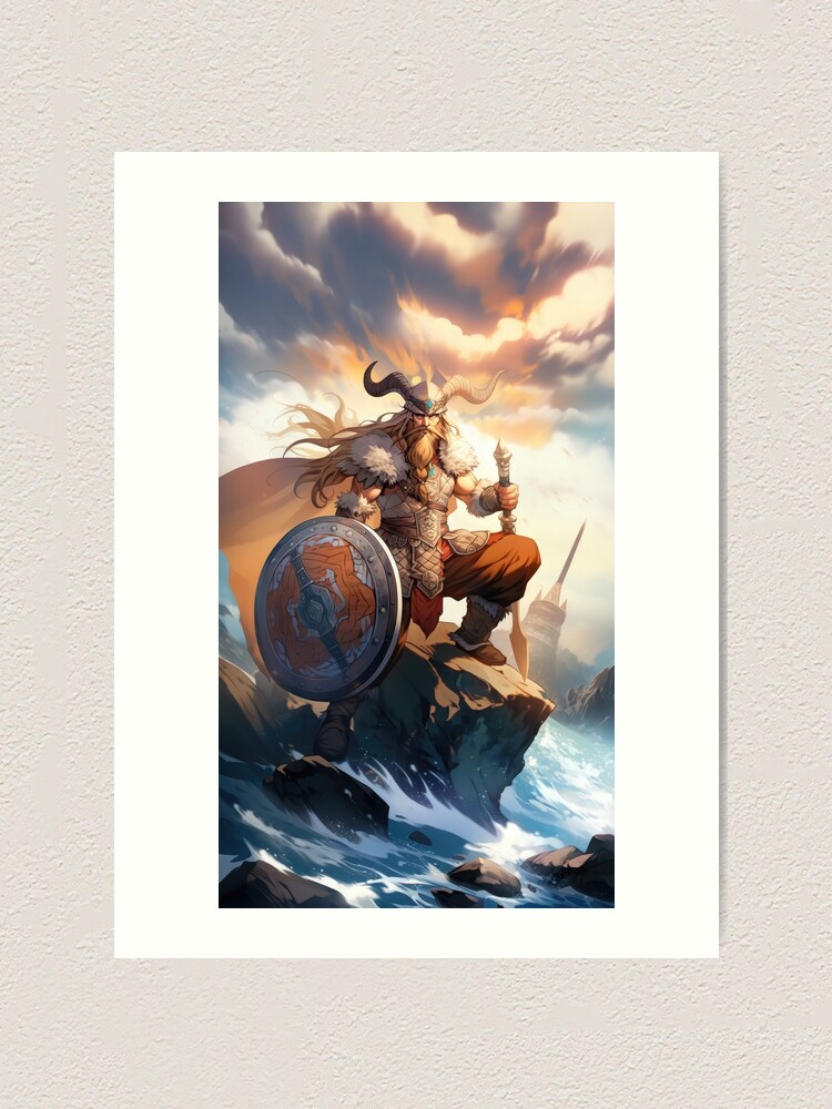 Thor Norse God of Thunder Poster for Sale by EddiesThreads